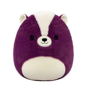 NWT Squishmallows Fuzz-A-Mallow Official 12-inch Sloan the Purple Skunk
